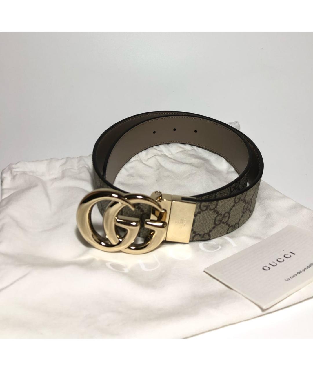 GUCCI Кожаный ремень, фото 5