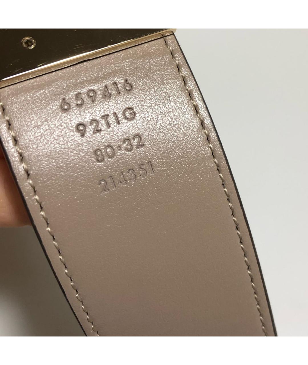 GUCCI Кожаный ремень, фото 4