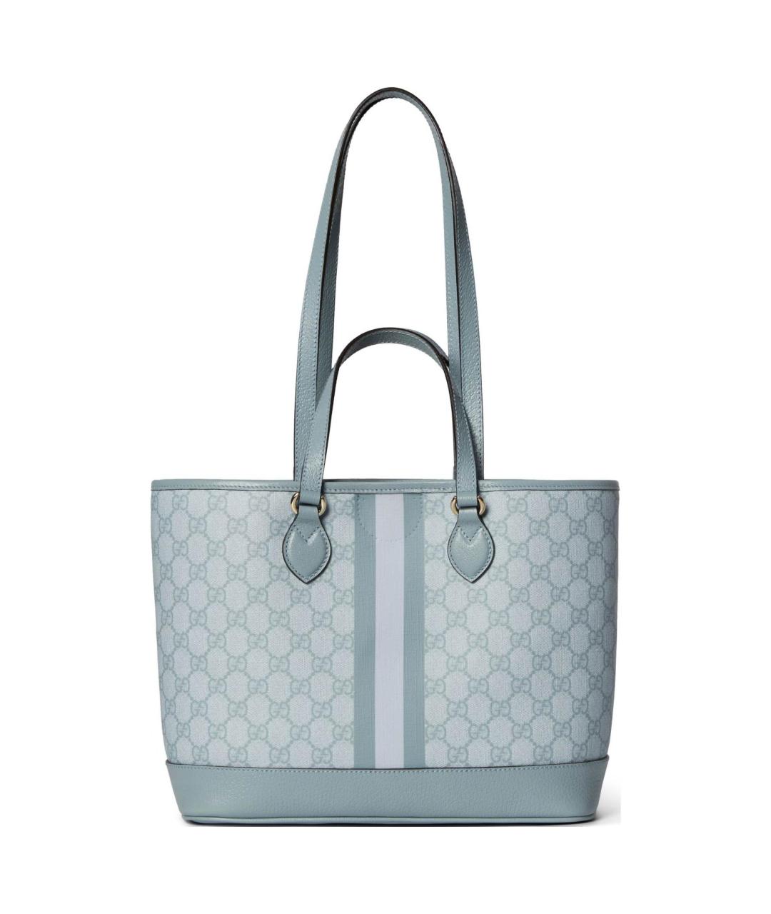 GUCCI Голубая сумка тоут, фото 4