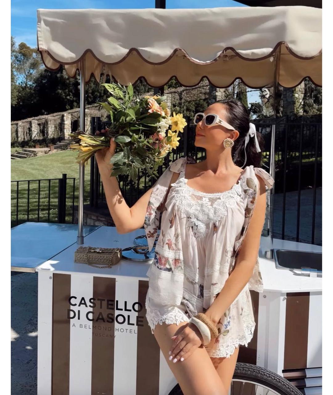 CELINE Белые солнцезащитные очки, фото 8