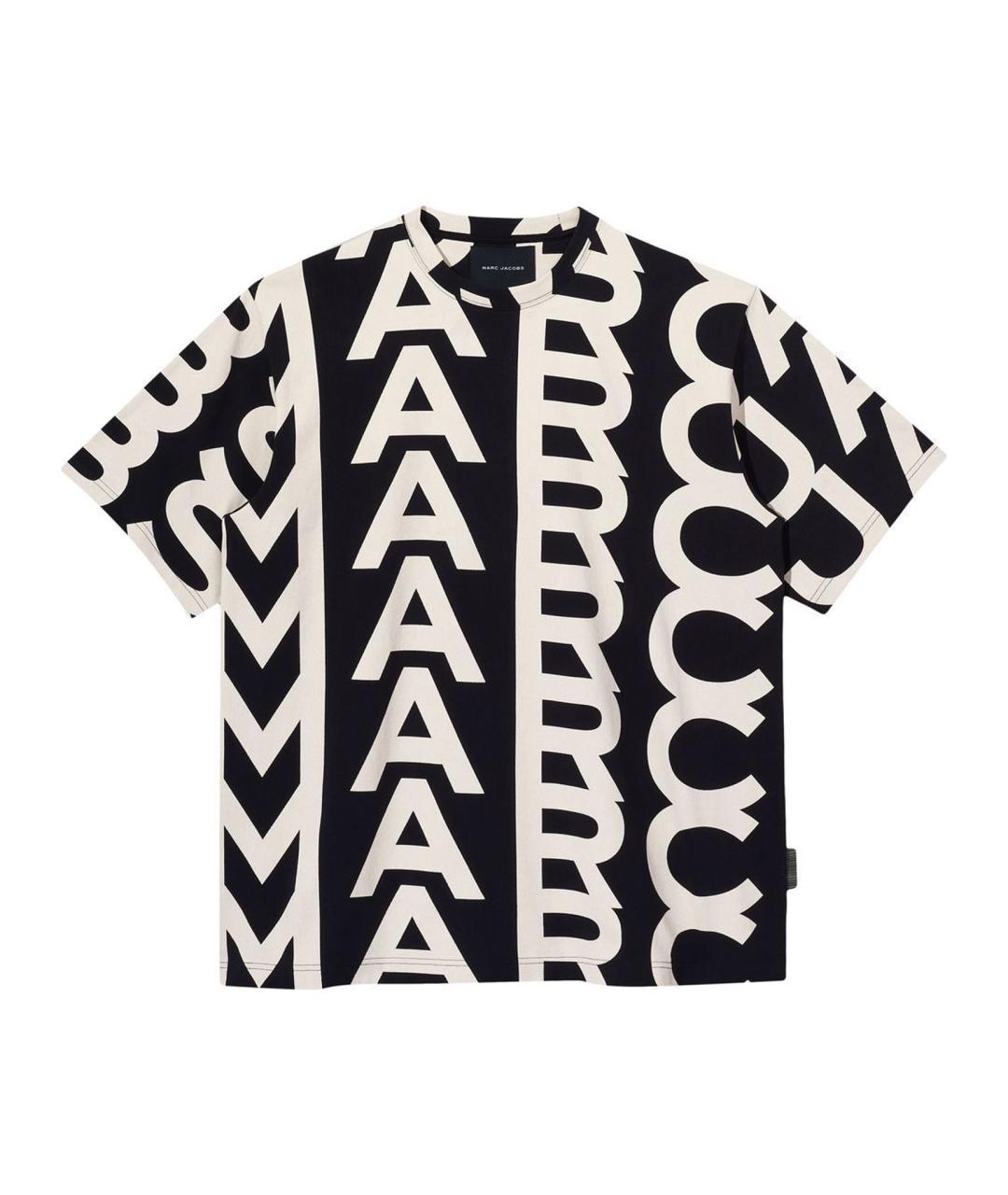 MARC JACOBS Черная хлопковая футболка, фото 1