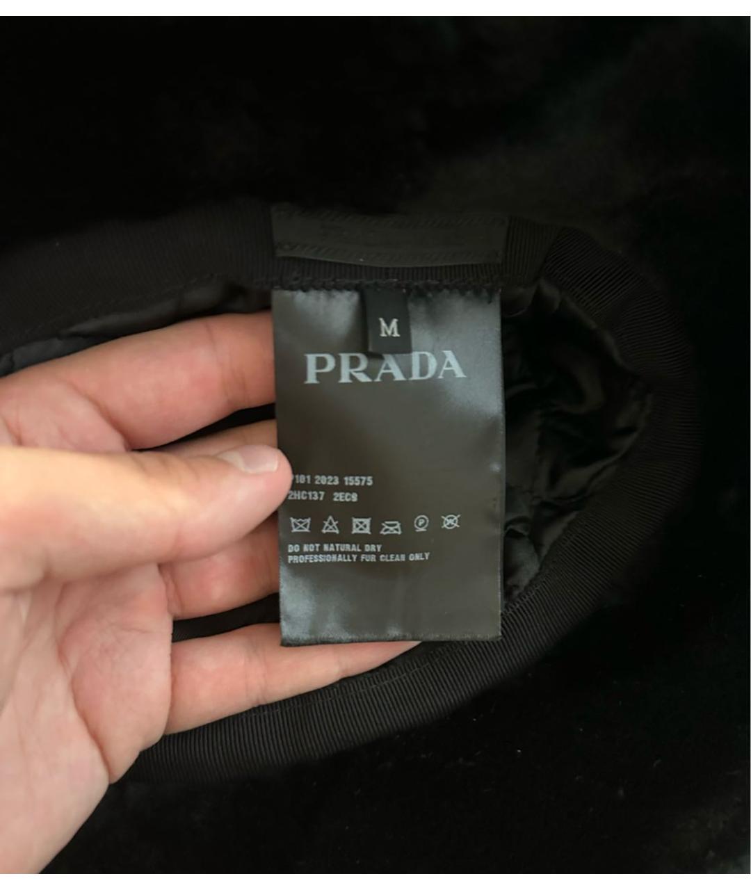 PRADA Черная панама, фото 5