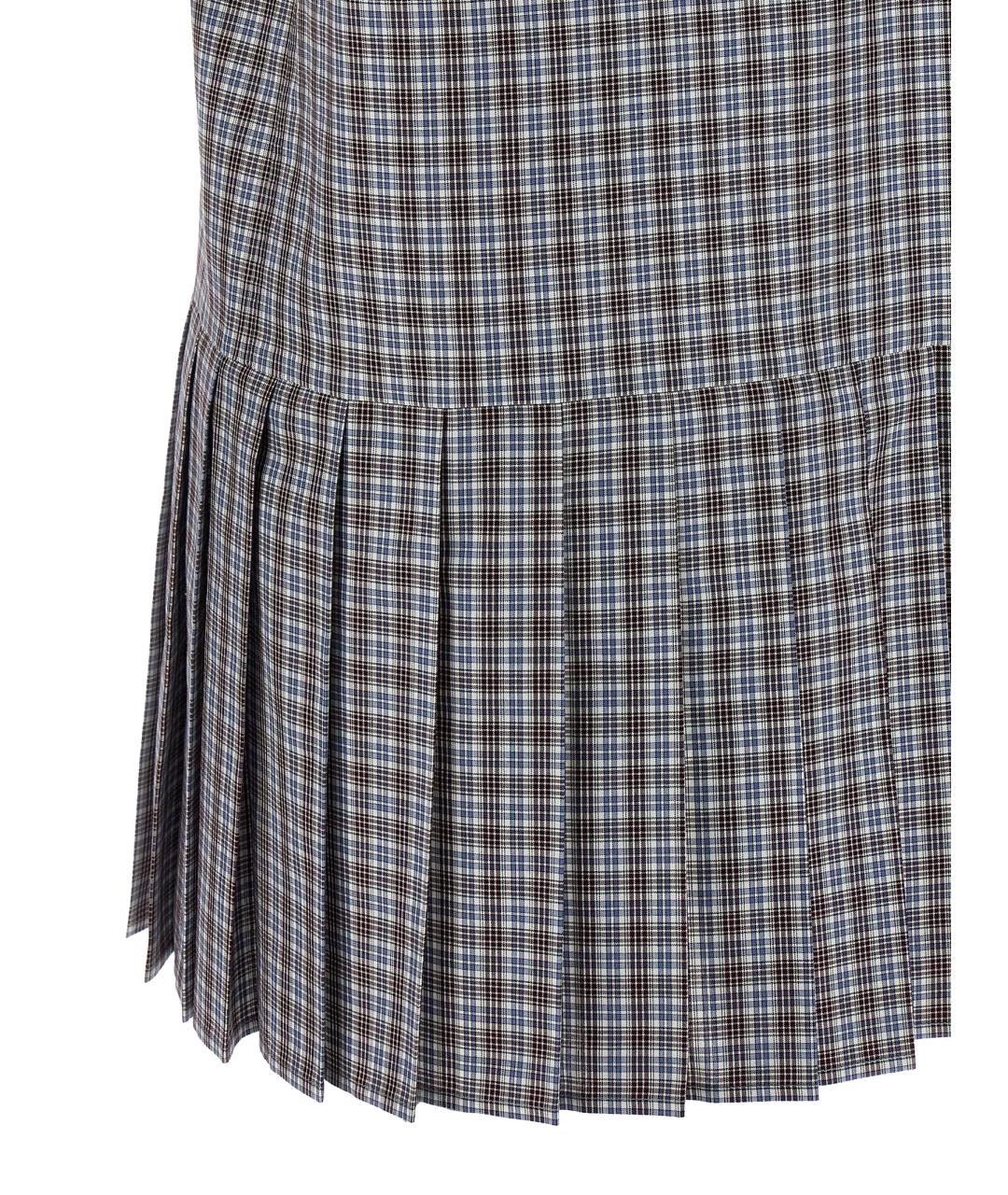 MIU MIU Мульти хлопковое повседневное платье, фото 4
