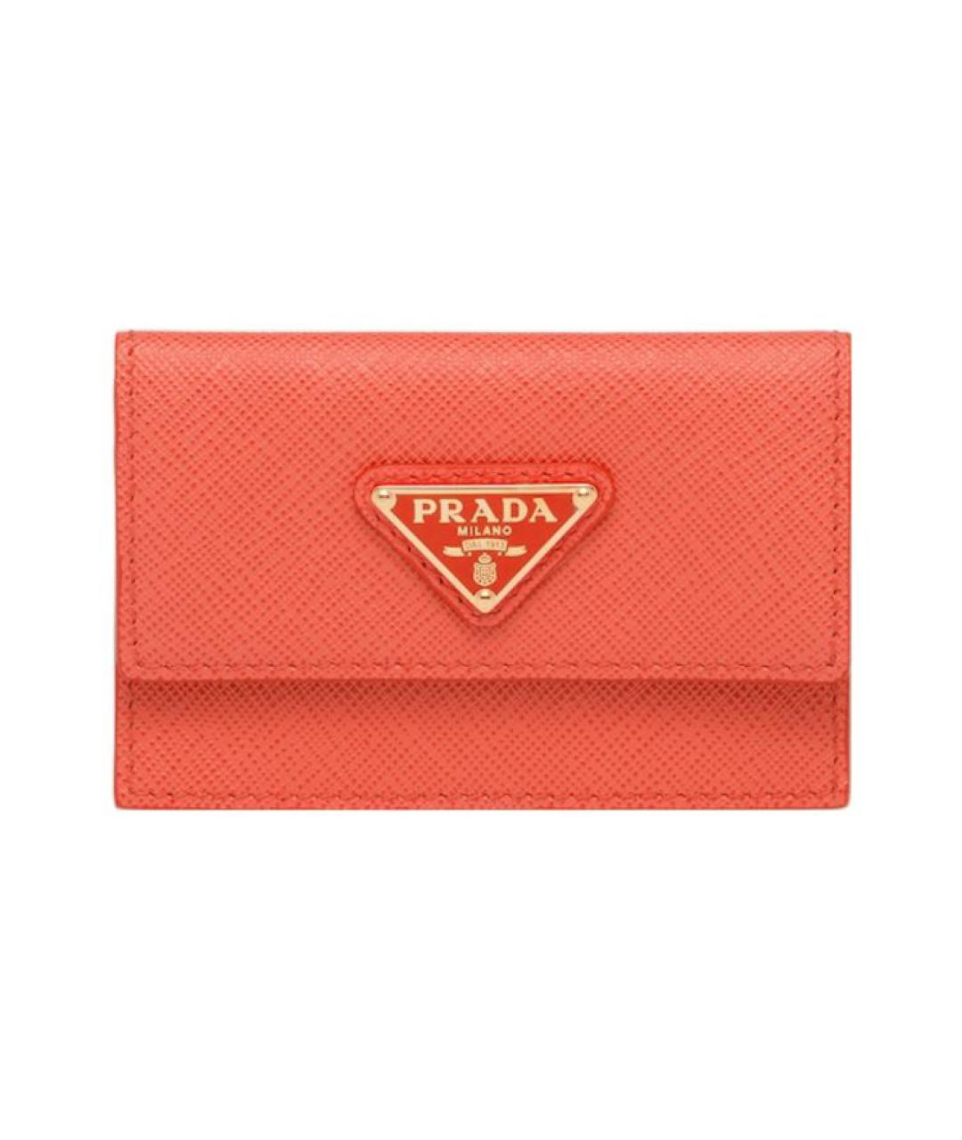 PRADA Оранжевый кардхолдер, фото 1