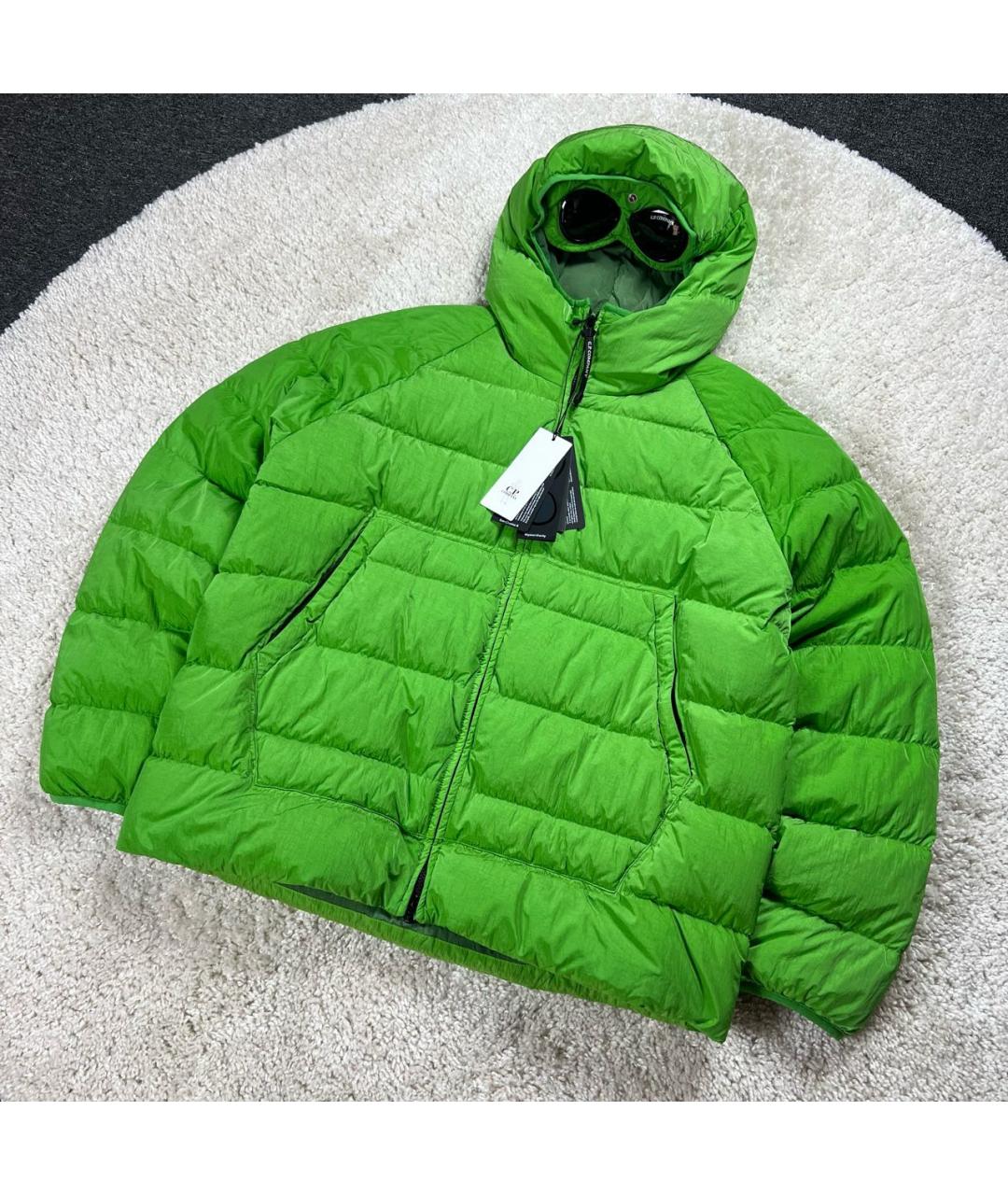 CP COMPANY Зеленый полиамидовый пуховик, фото 2