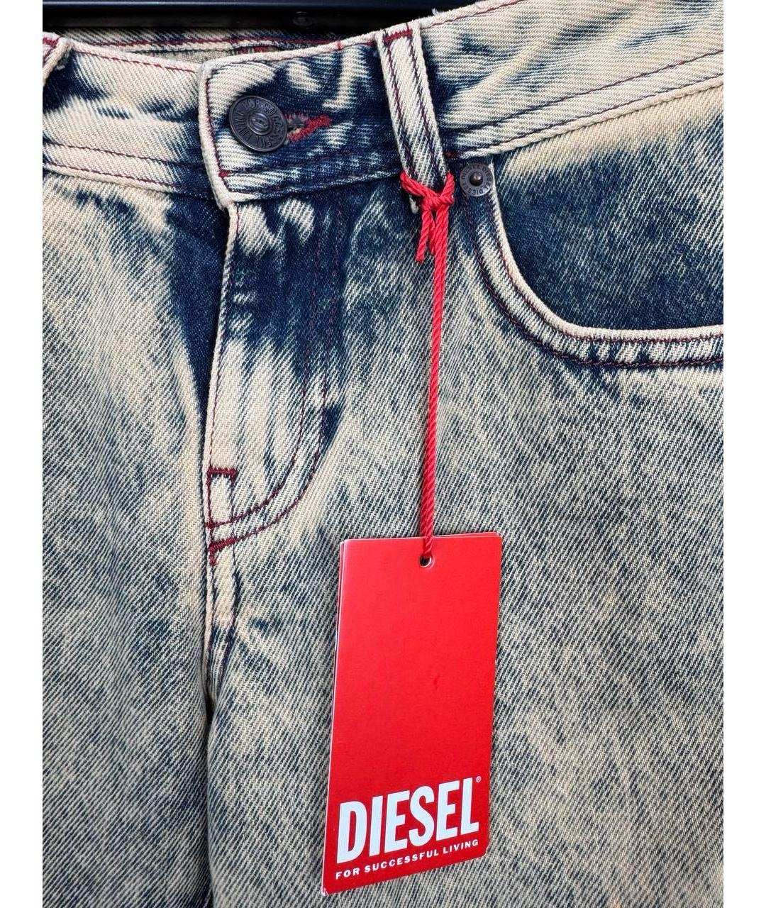 DIESEL Мульти хлопко-эластановые прямые джинсы, фото 5