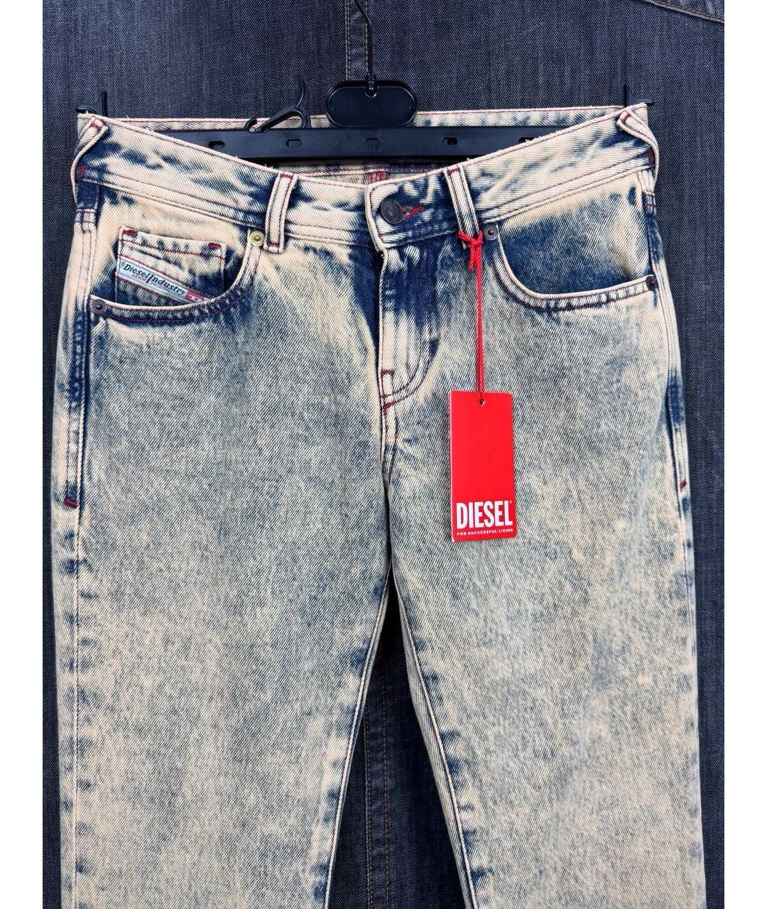 DIESEL Мульти хлопко-эластановые прямые джинсы, фото 3