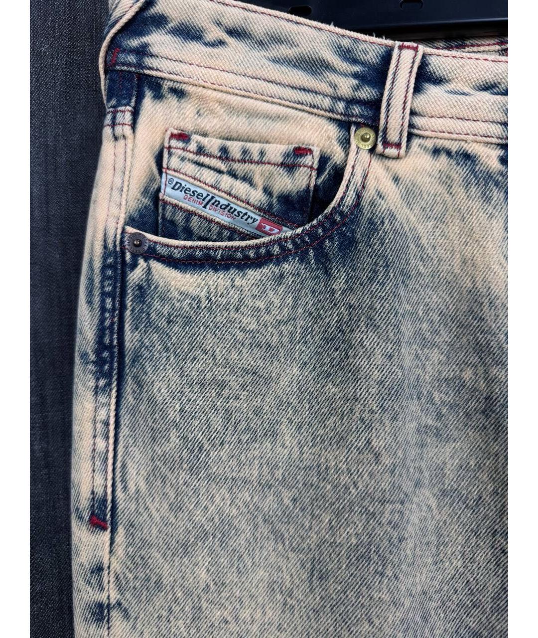 DIESEL Мульти хлопко-эластановые прямые джинсы, фото 4