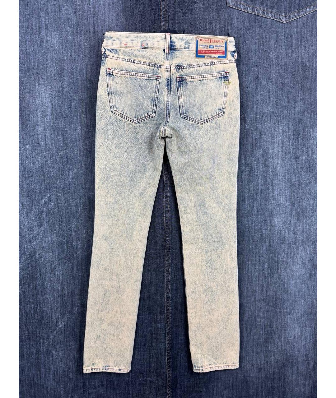 DIESEL Мульти хлопко-эластановые прямые джинсы, фото 6