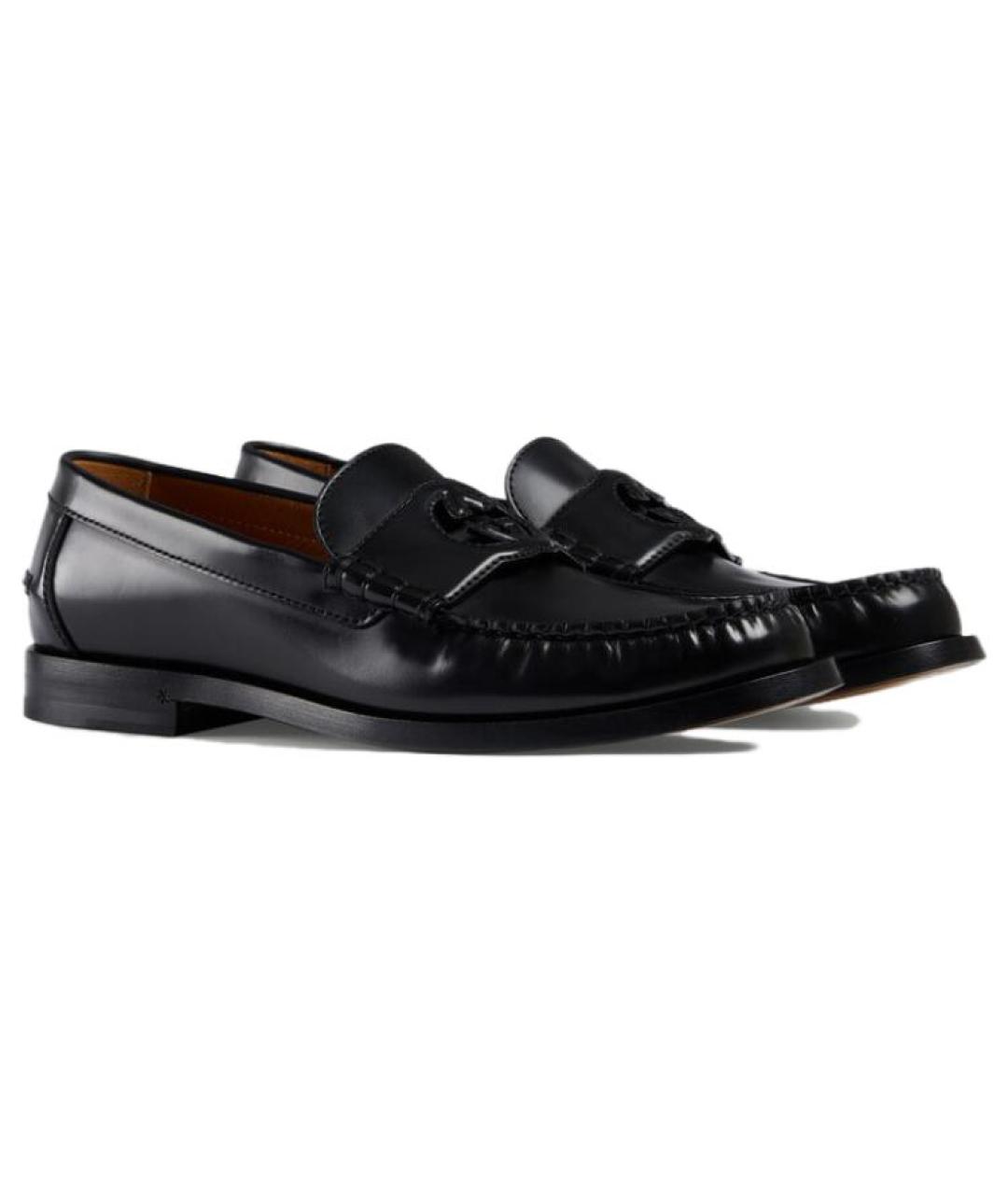 GUCCI Черные кожаные лоферы, фото 3