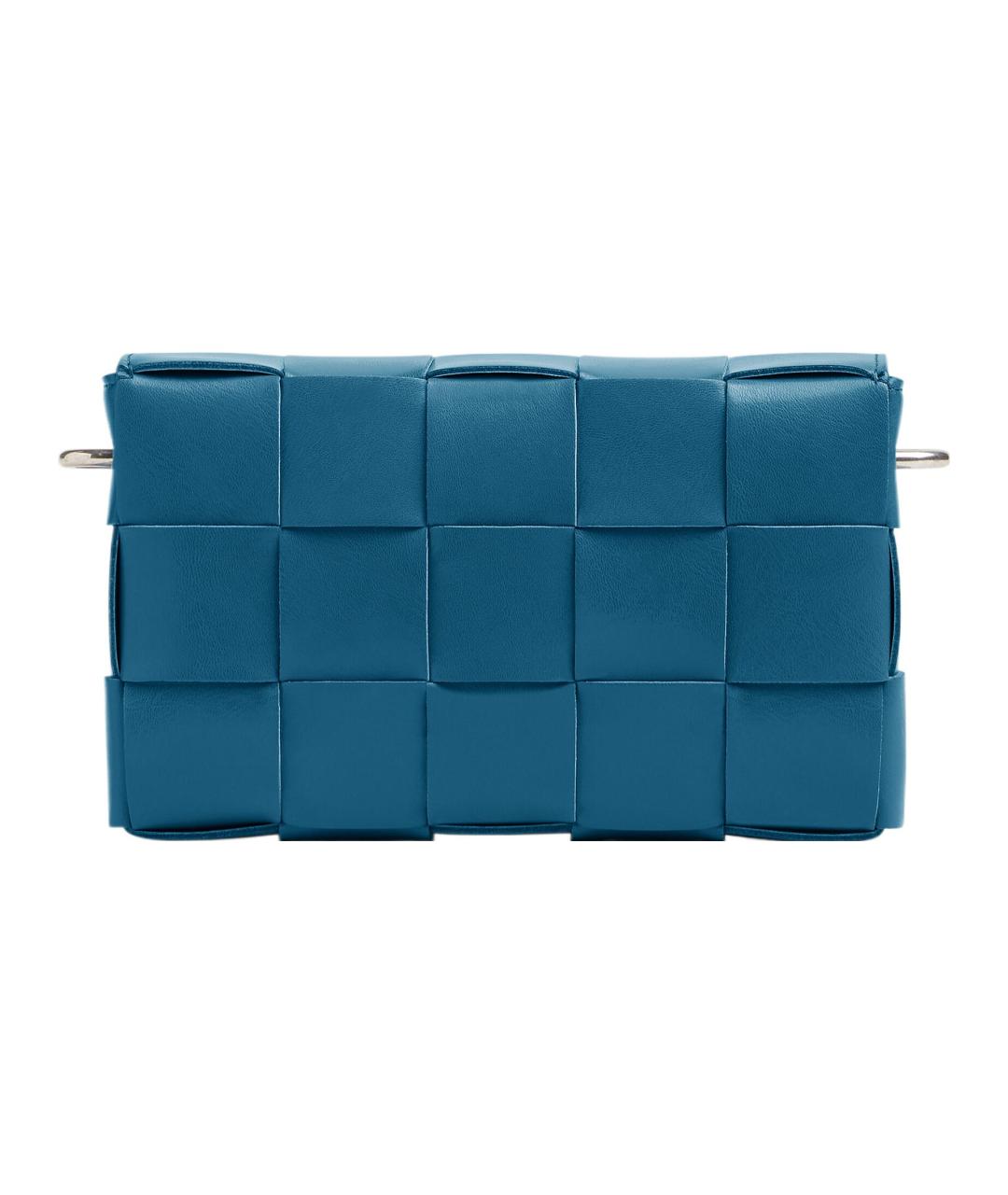 BOTTEGA VENETA Темно-синяя сумка на плечо, фото 3