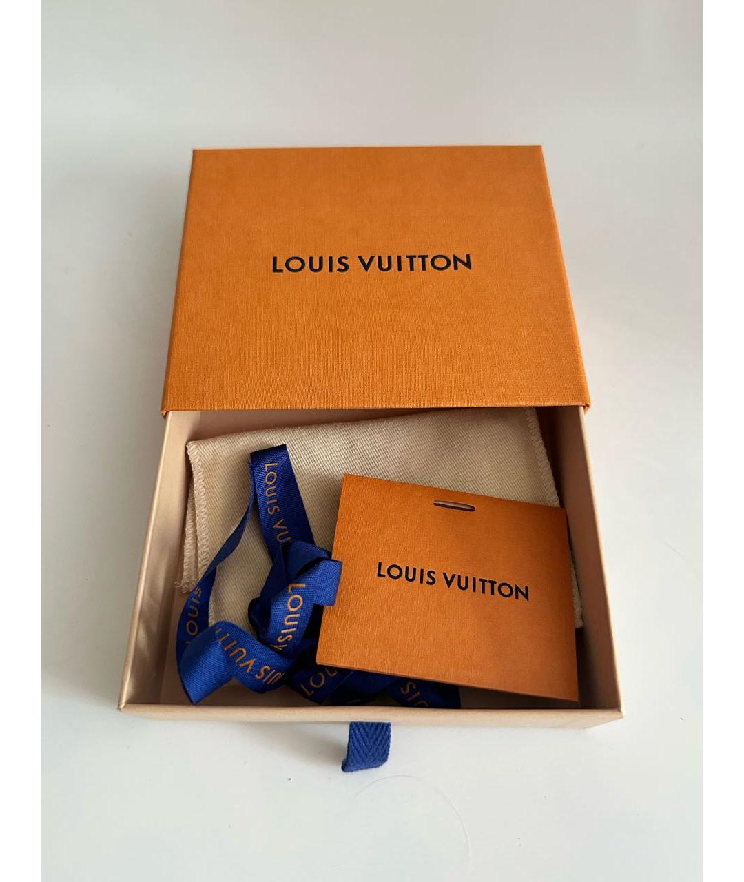 LOUIS VUITTON Коричневый кожаный кардхолдер, фото 6