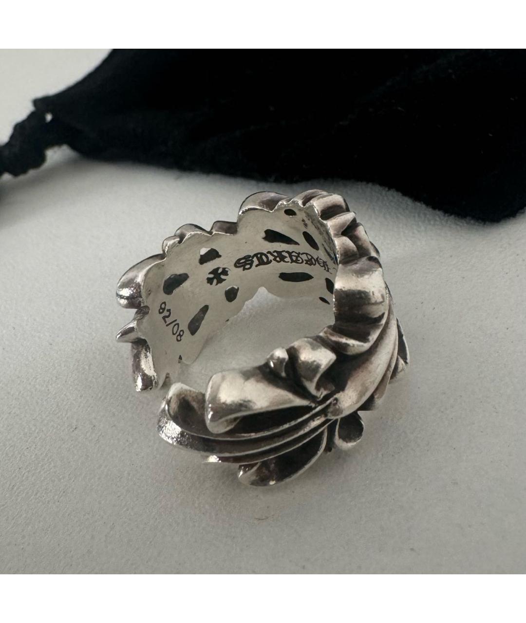 CHROME HEARTS Серебряное серебряное кольцо, фото 4