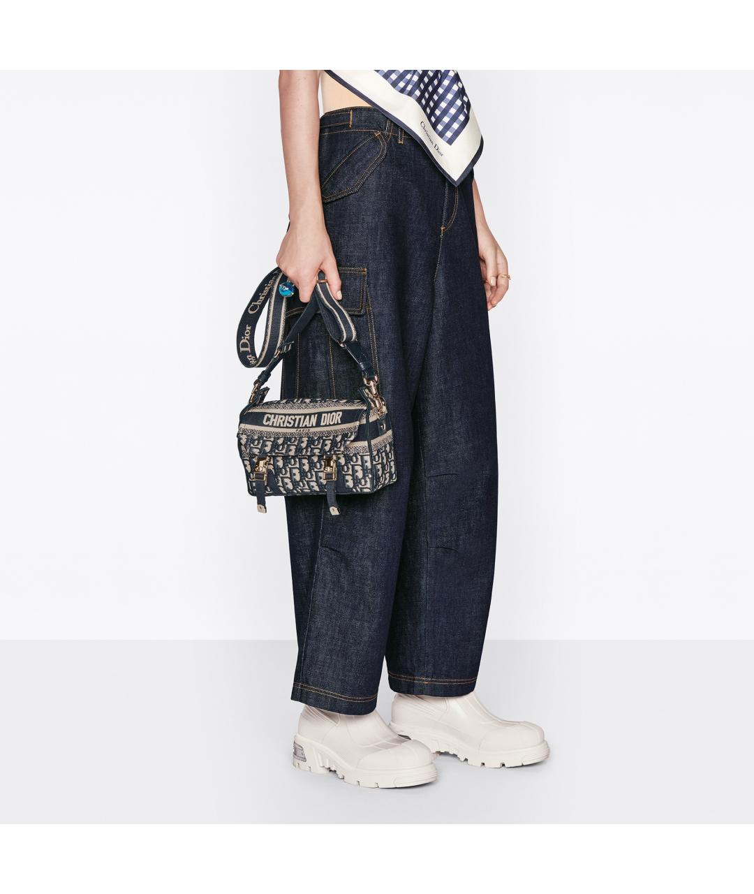 CHRISTIAN DIOR Бежевая сумка через плечо, фото 6