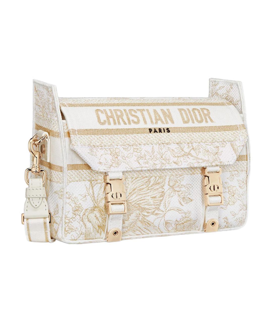 CHRISTIAN DIOR Бежевая сумка через плечо, фото 2