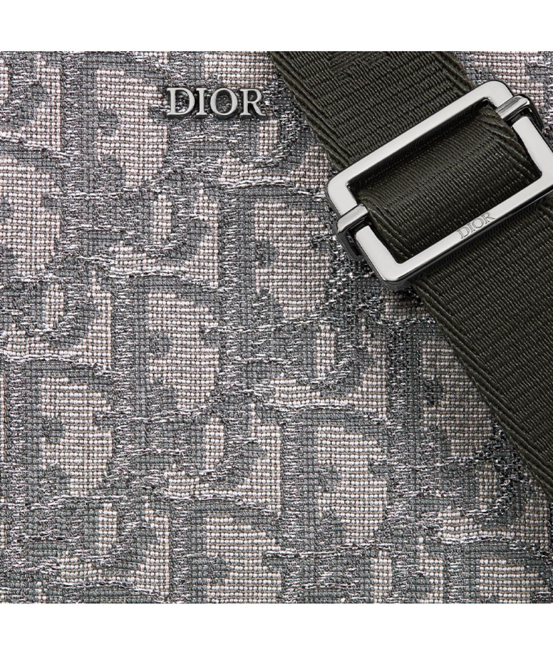 CHRISTIAN DIOR Серая сумка на плечо, фото 6