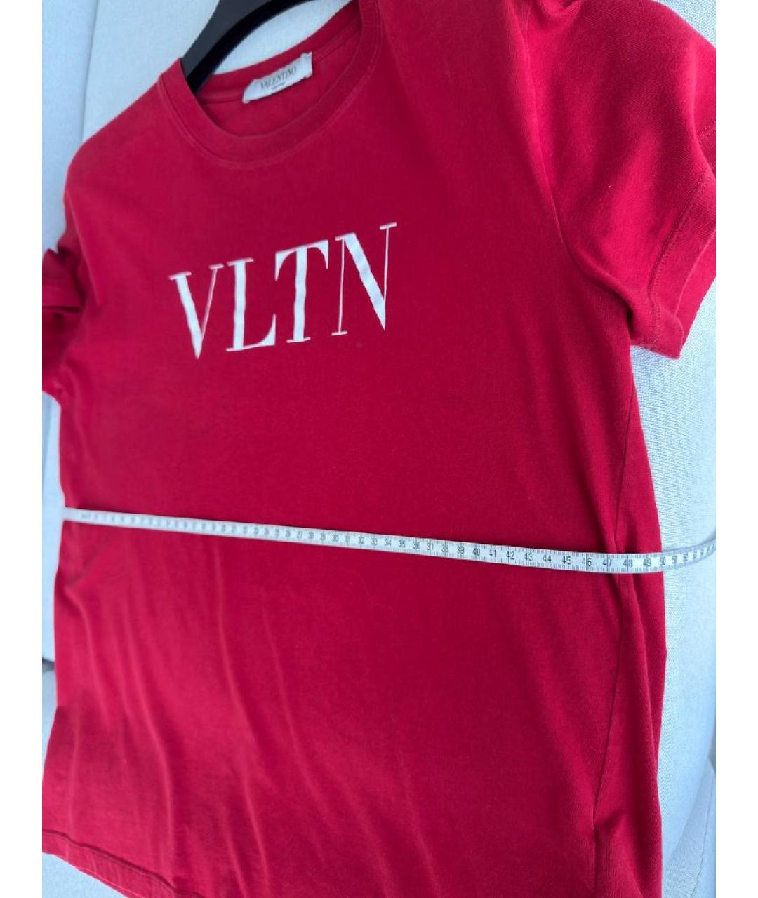 VALENTINO Бордовая футболка, фото 7