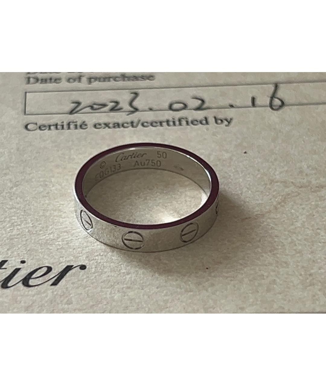 CARTIER Кольцо из белого золота, фото 6