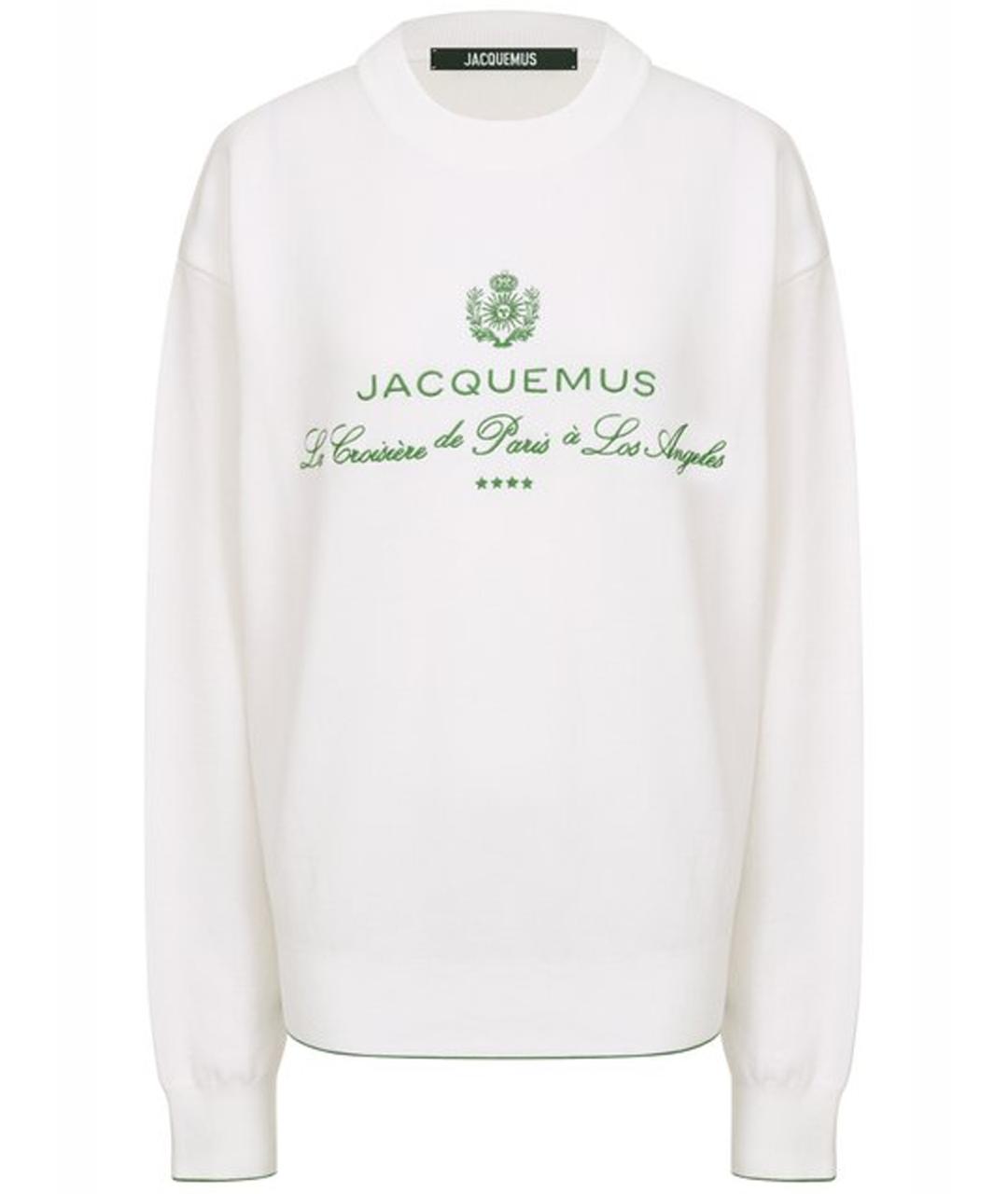 JACQUEMUS Белый джемпер / свитер, фото 1