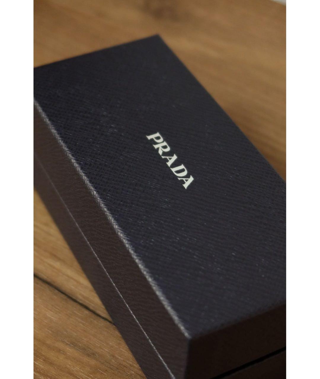 PRADA Черные пластиковые солнцезащитные очки, фото 4