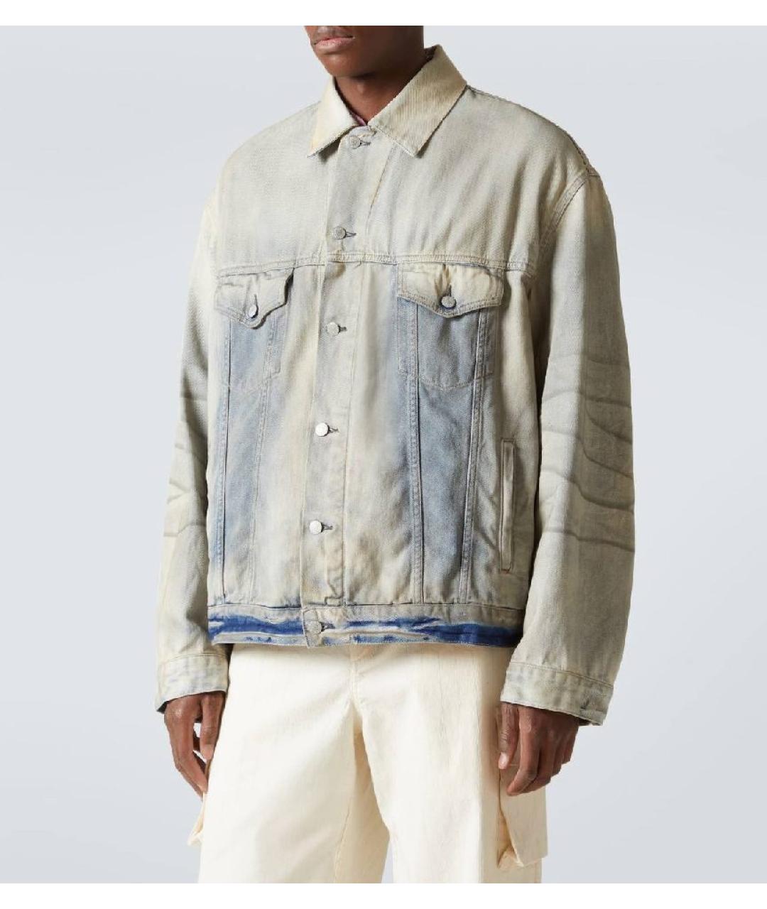ACNE STUDIOS Голубая хлопковая куртка, фото 3