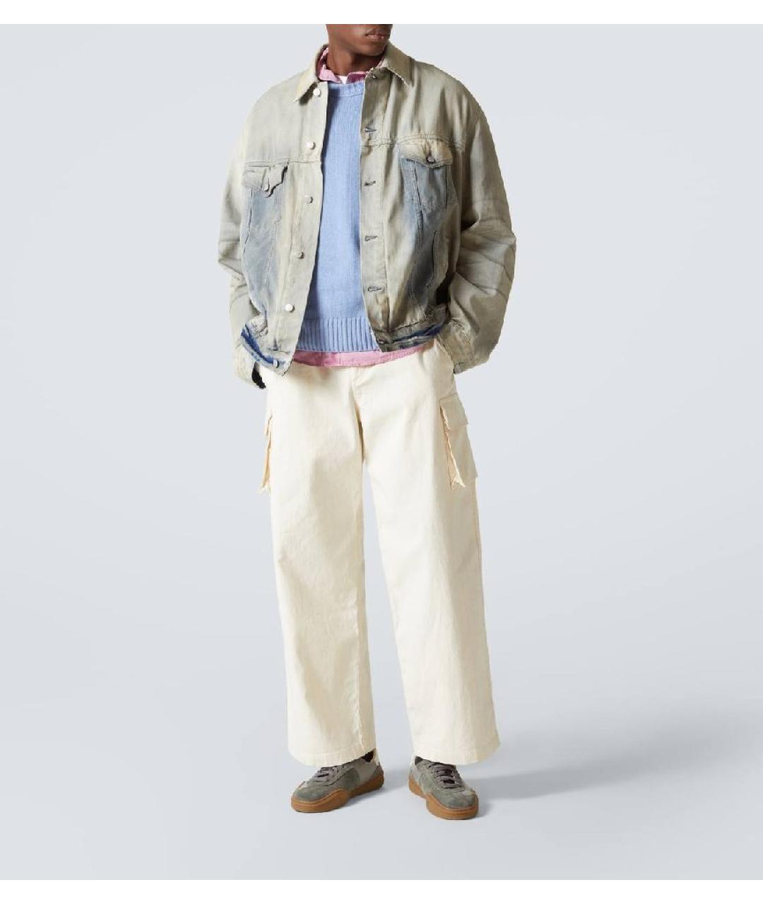 ACNE STUDIOS Голубая хлопковая куртка, фото 6