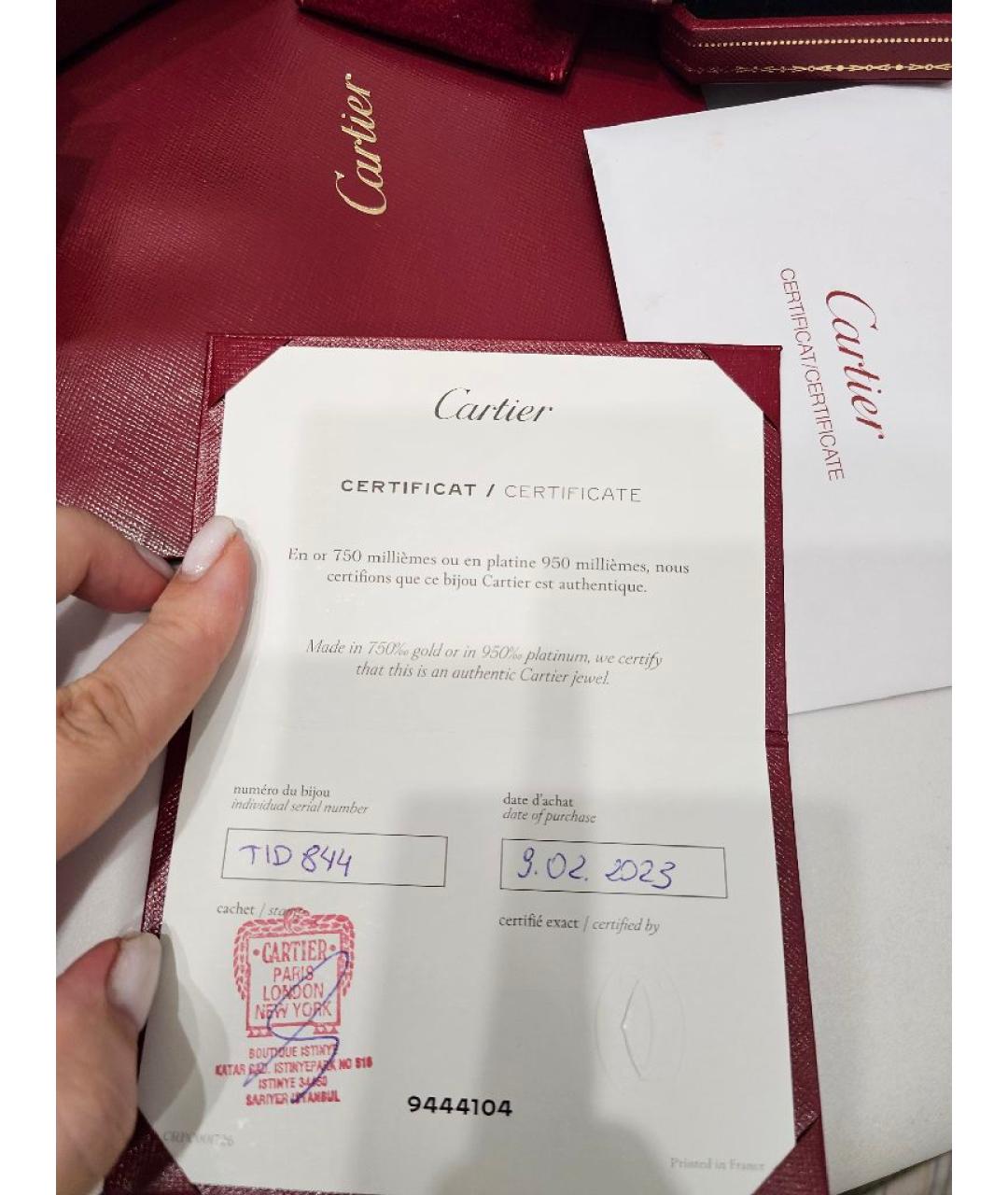 CARTIER Золотое кольцо из розового золота, фото 7