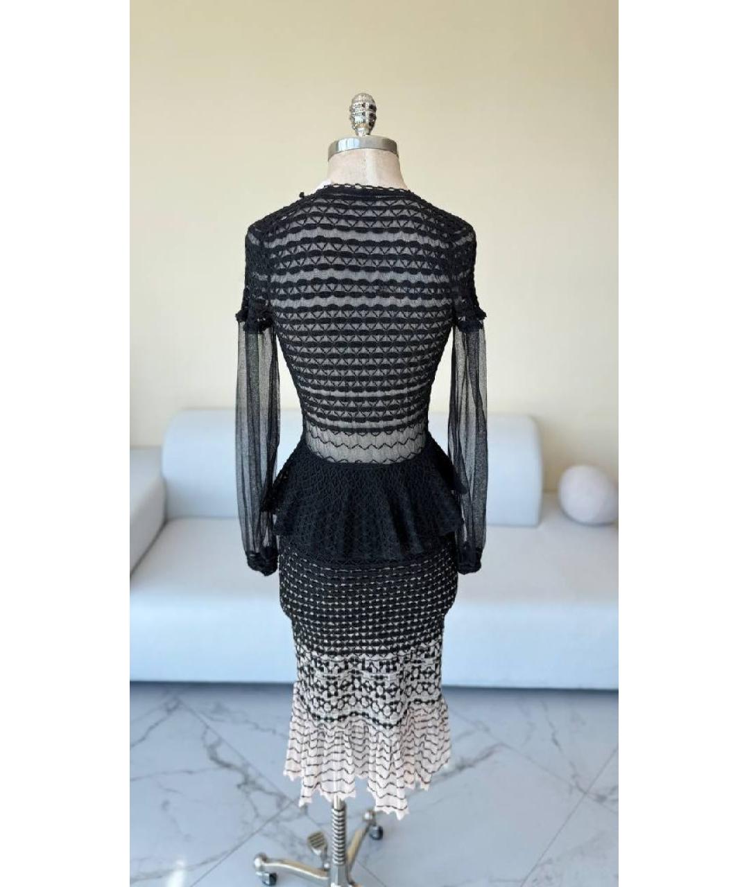 ALEXANDER MCQUEEN Черное вечернее платье, фото 2