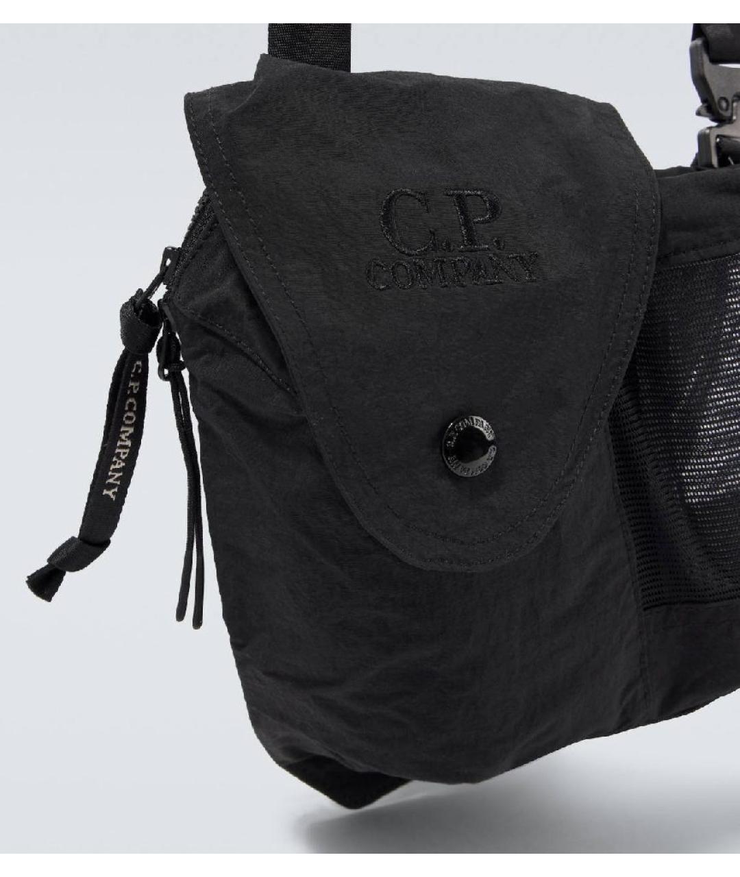CP COMPANY Черная сумка на плечо, фото 2