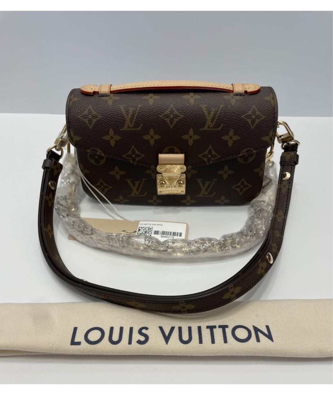 LOUIS VUITTON Коричневая сумка с короткими ручками, фото 2