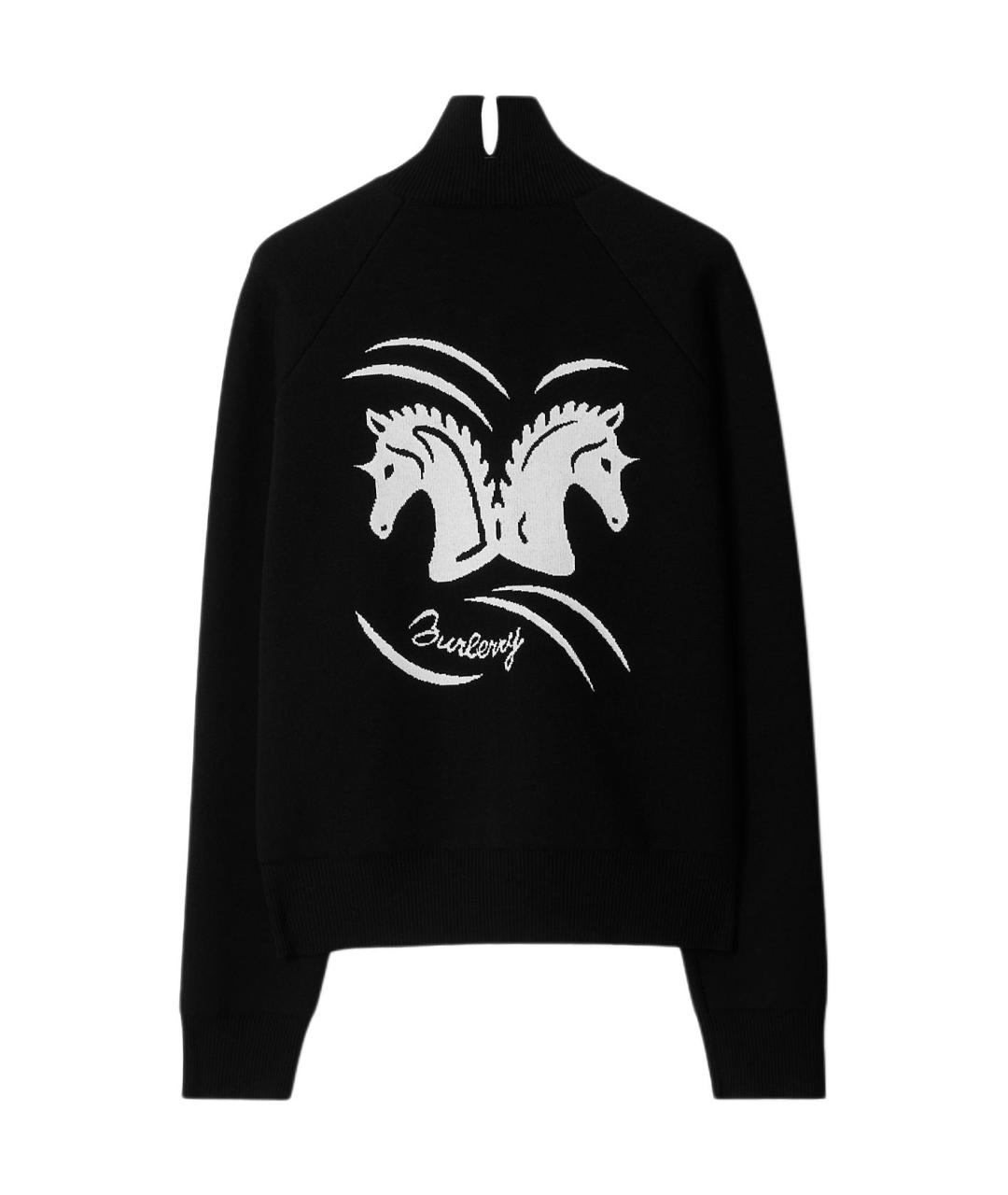BURBERRY Черный кардиган, фото 2