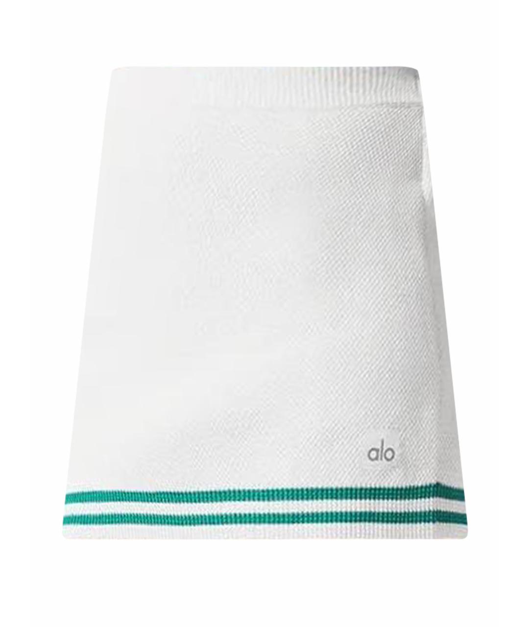 ALO YOGA Белая юбка-шорты, фото 1