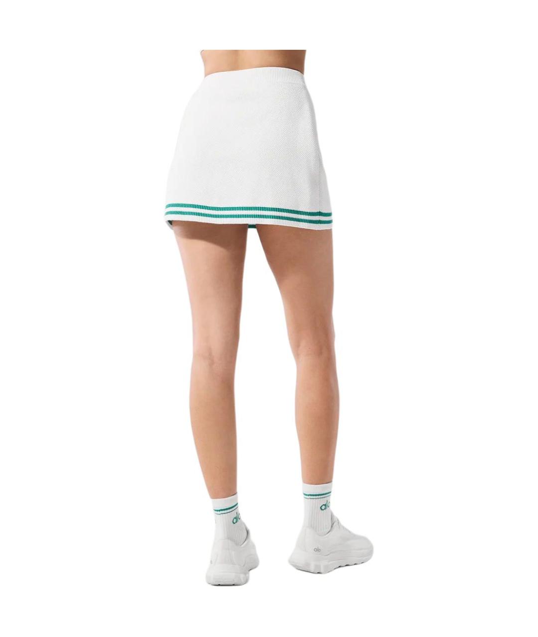 ALO YOGA Белая юбка-шорты, фото 2