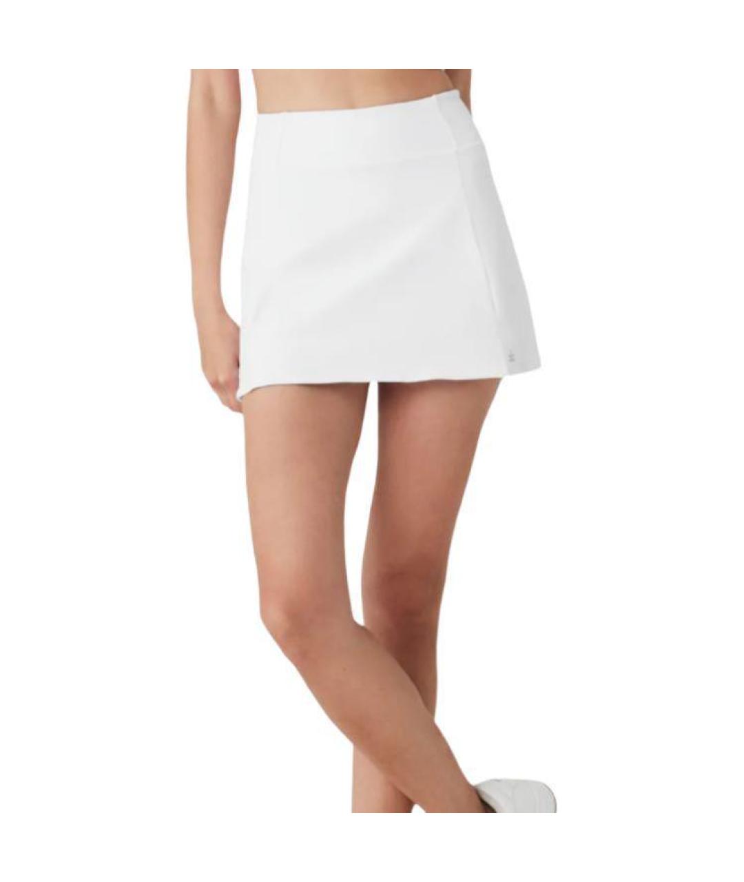 ALO YOGA Белая юбка-шорты, фото 4