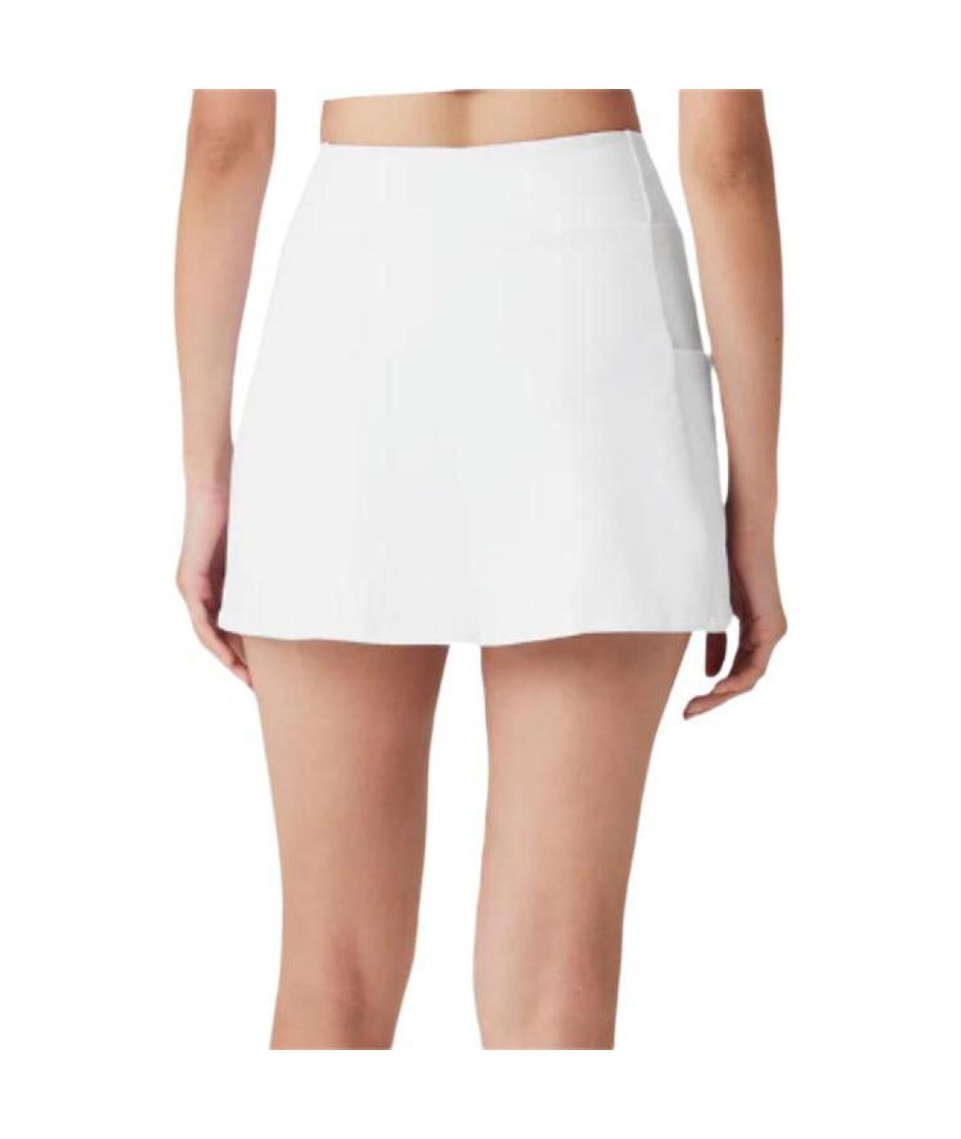 ALO YOGA Белая юбка-шорты, фото 2