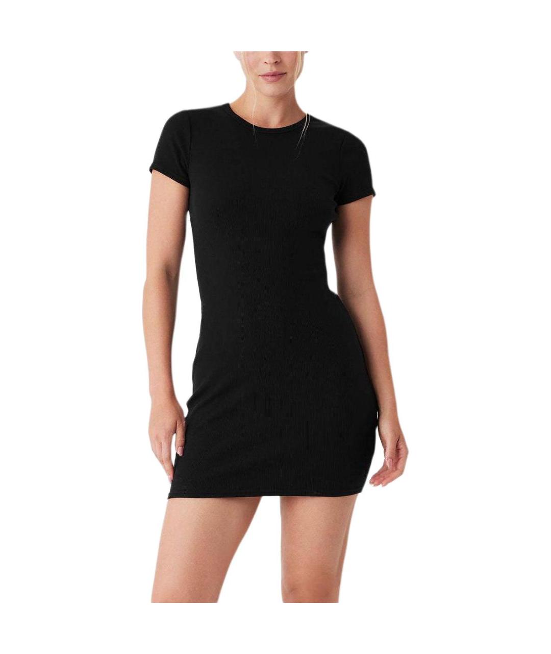 ALO YOGA Черное повседневное платье, фото 4