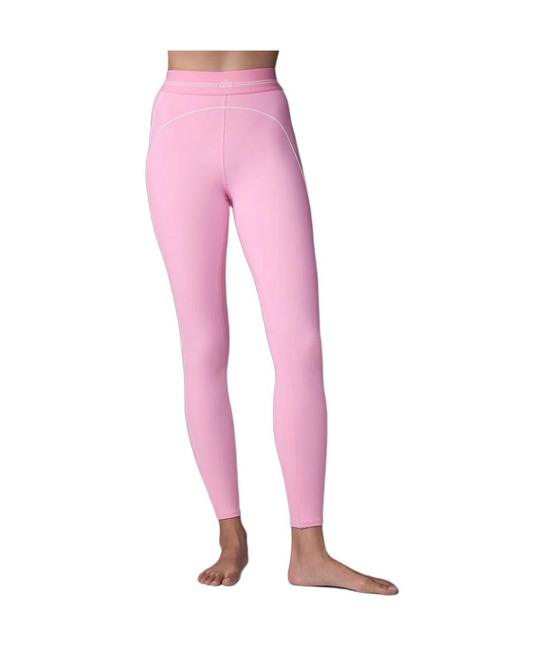 ALO YOGA Розовые спортивные брюки и шорты, фото 3