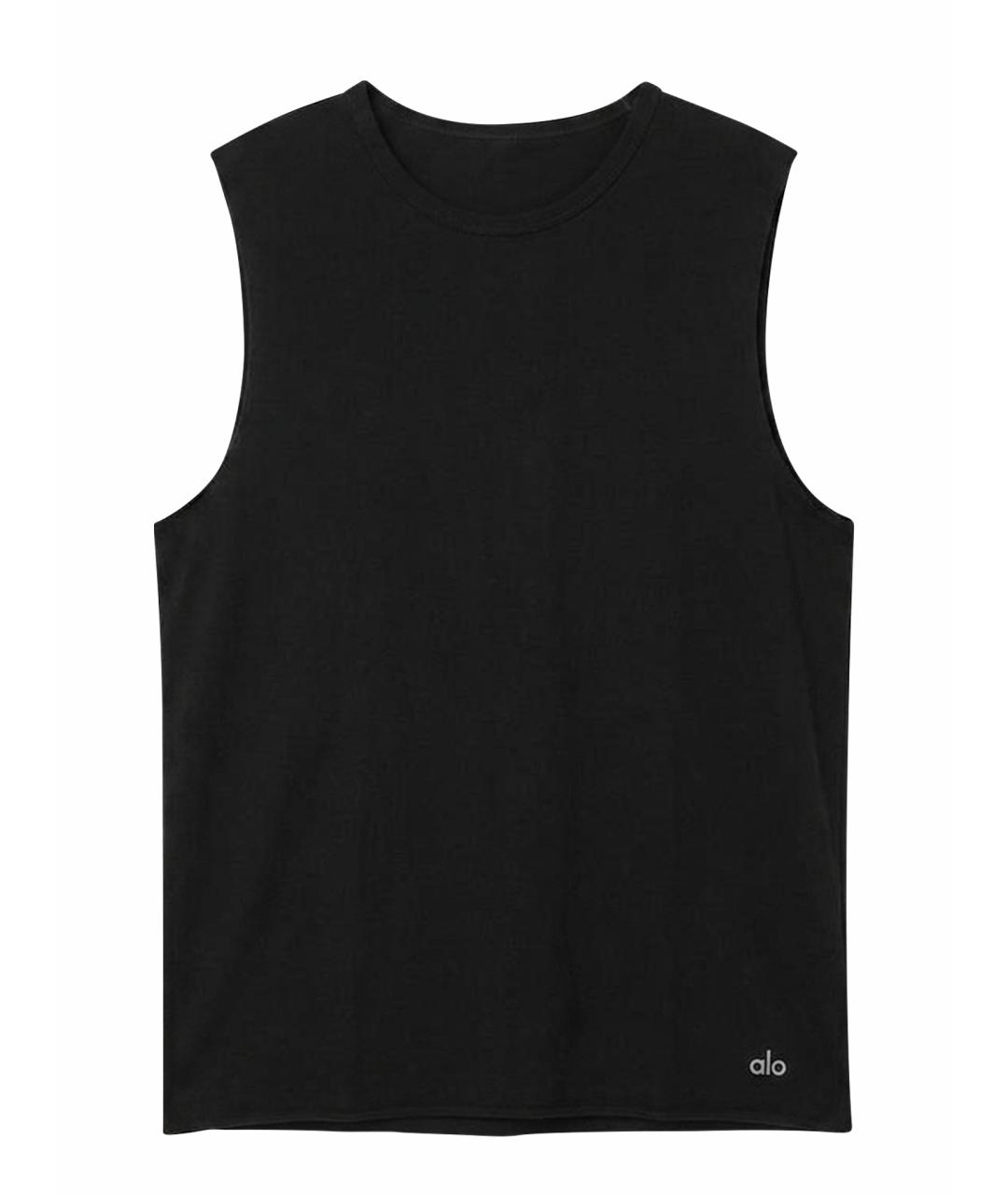 ALO YOGA Черная майка, фото 1