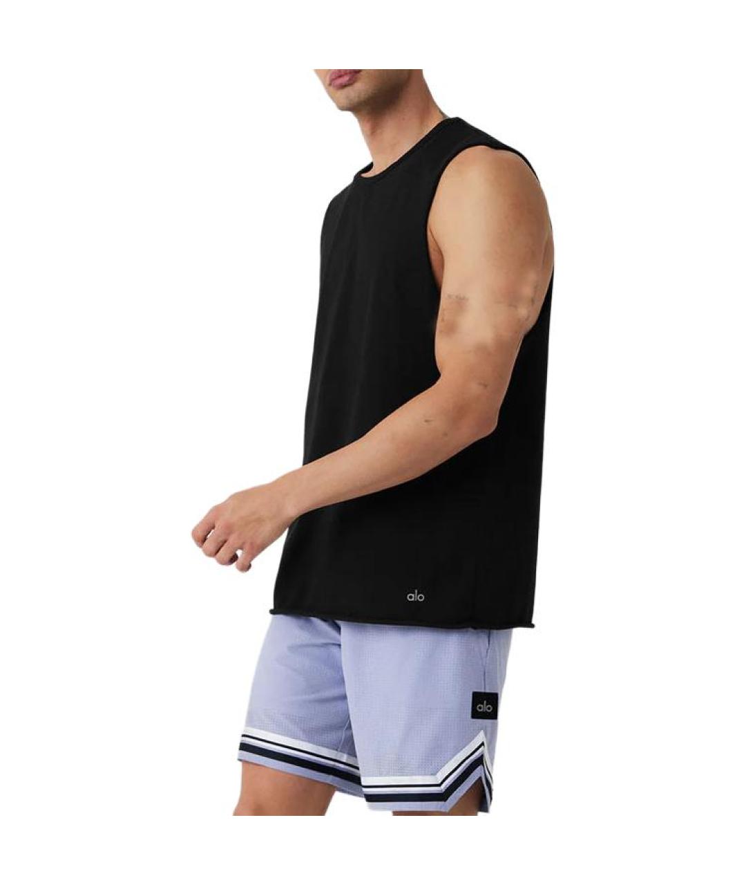 ALO YOGA Черная майка, фото 2