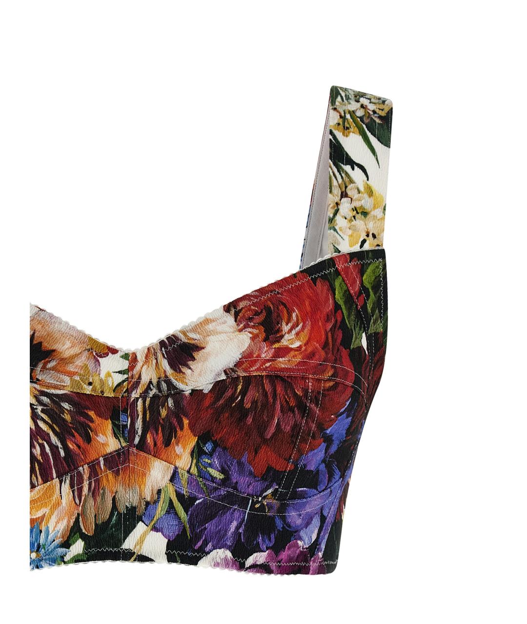 DOLCE&GABBANA Мульти майка, фото 3
