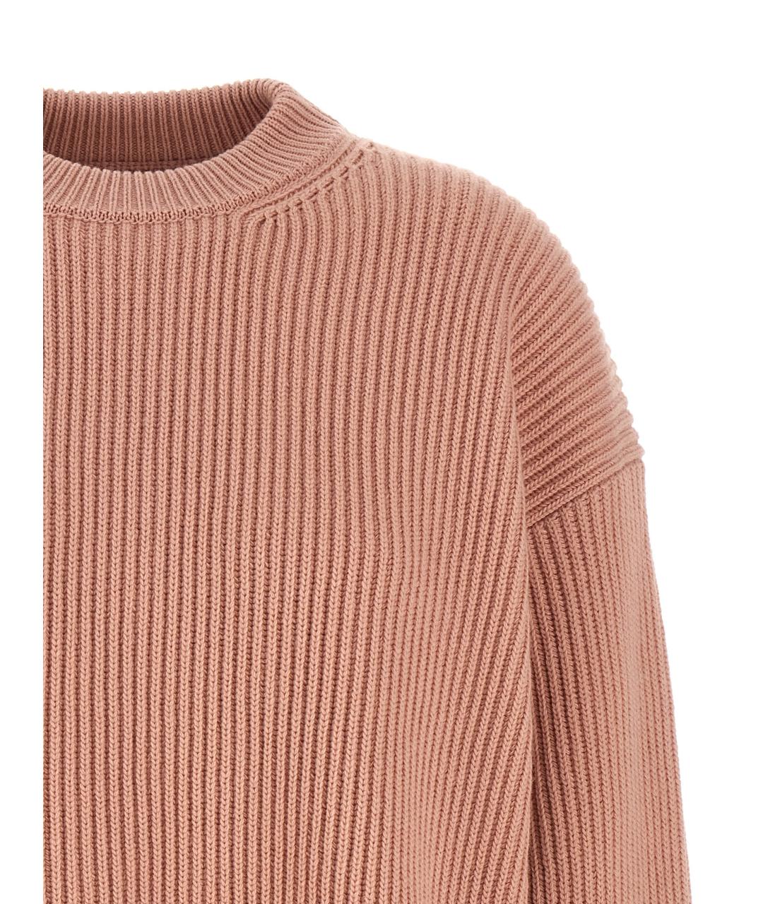 JIL SANDER Розовый шерстяной джемпер / свитер, фото 3