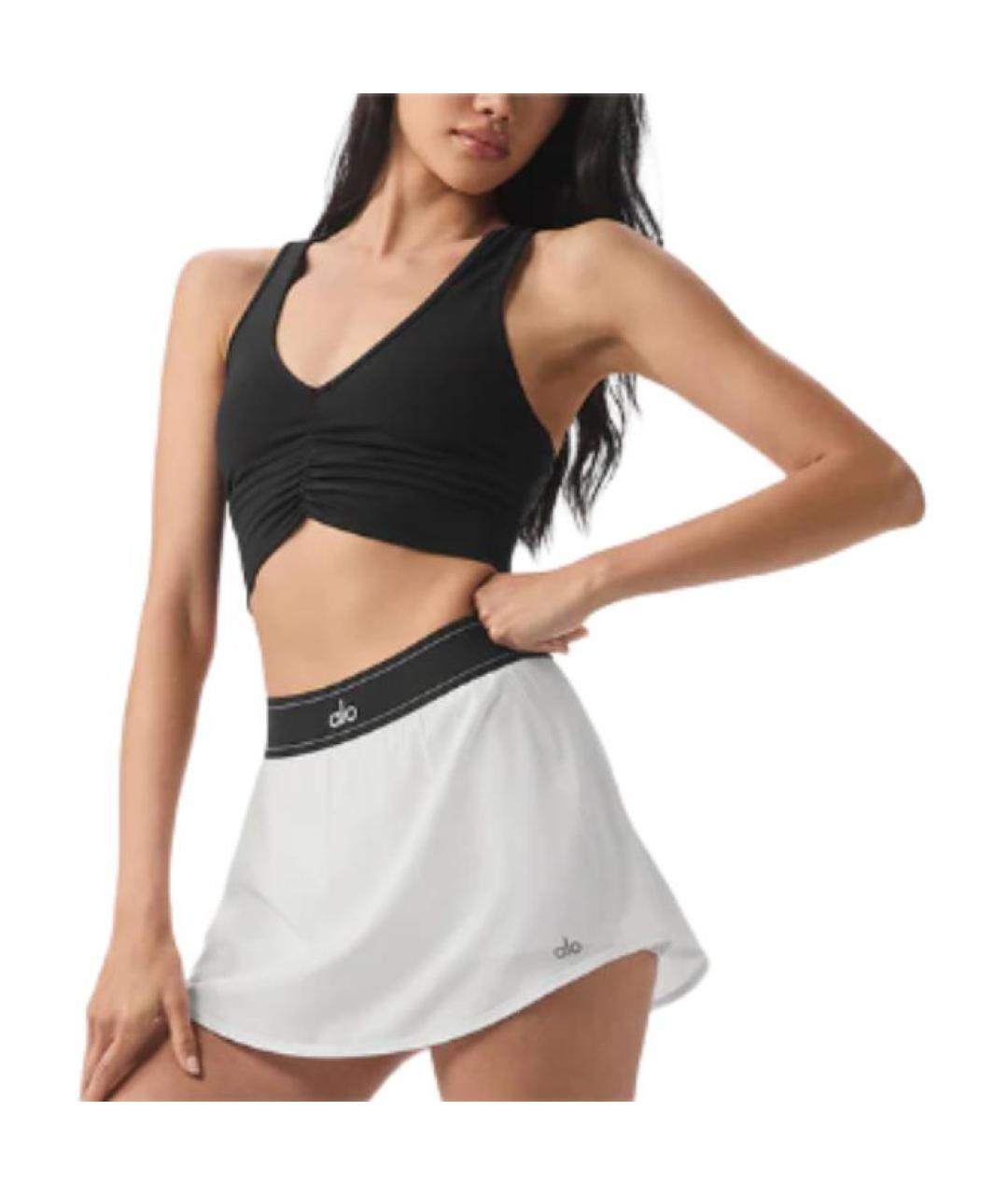 ALO YOGA Черная майка, фото 4