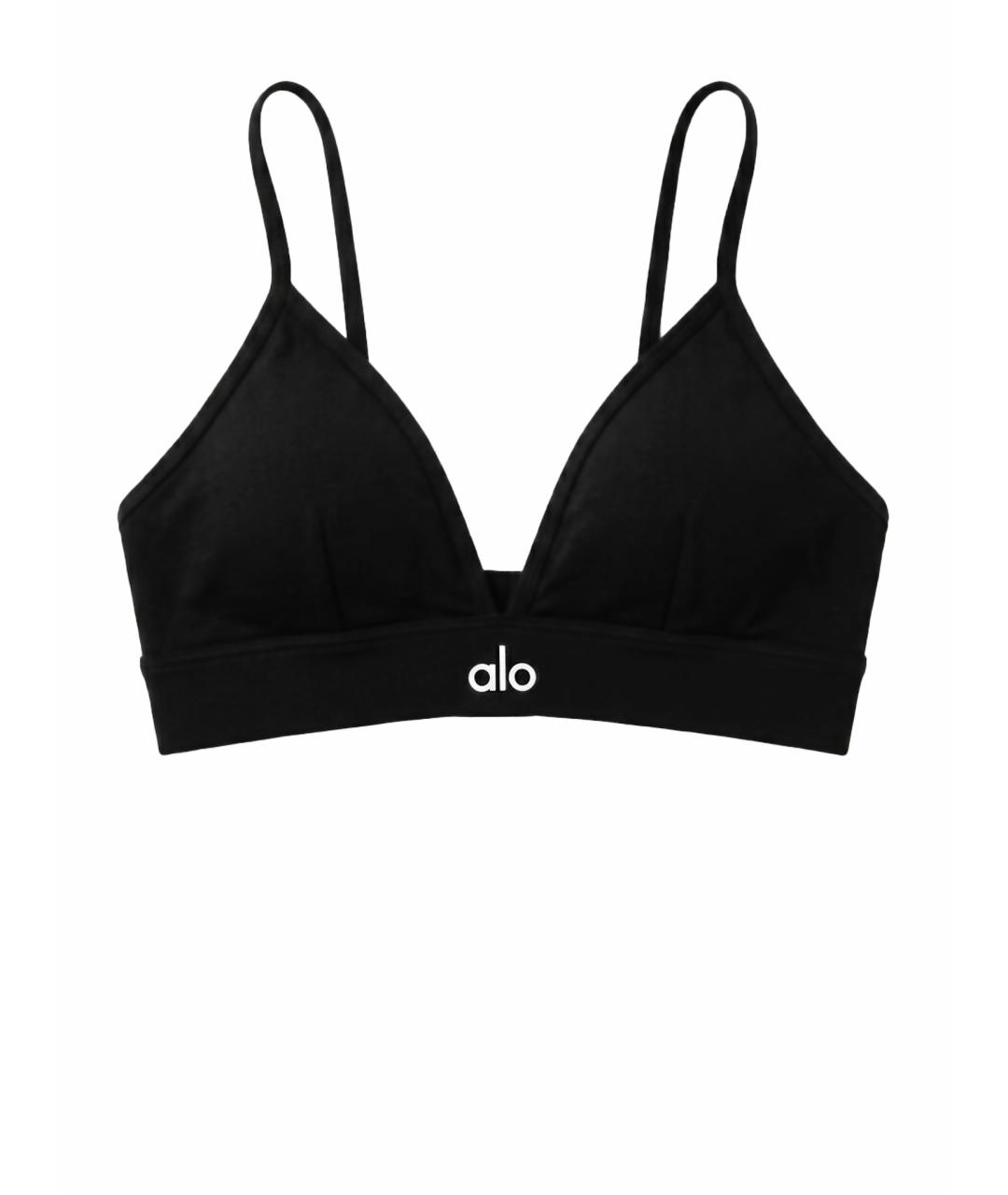 ALO YOGA Черная майка, фото 1