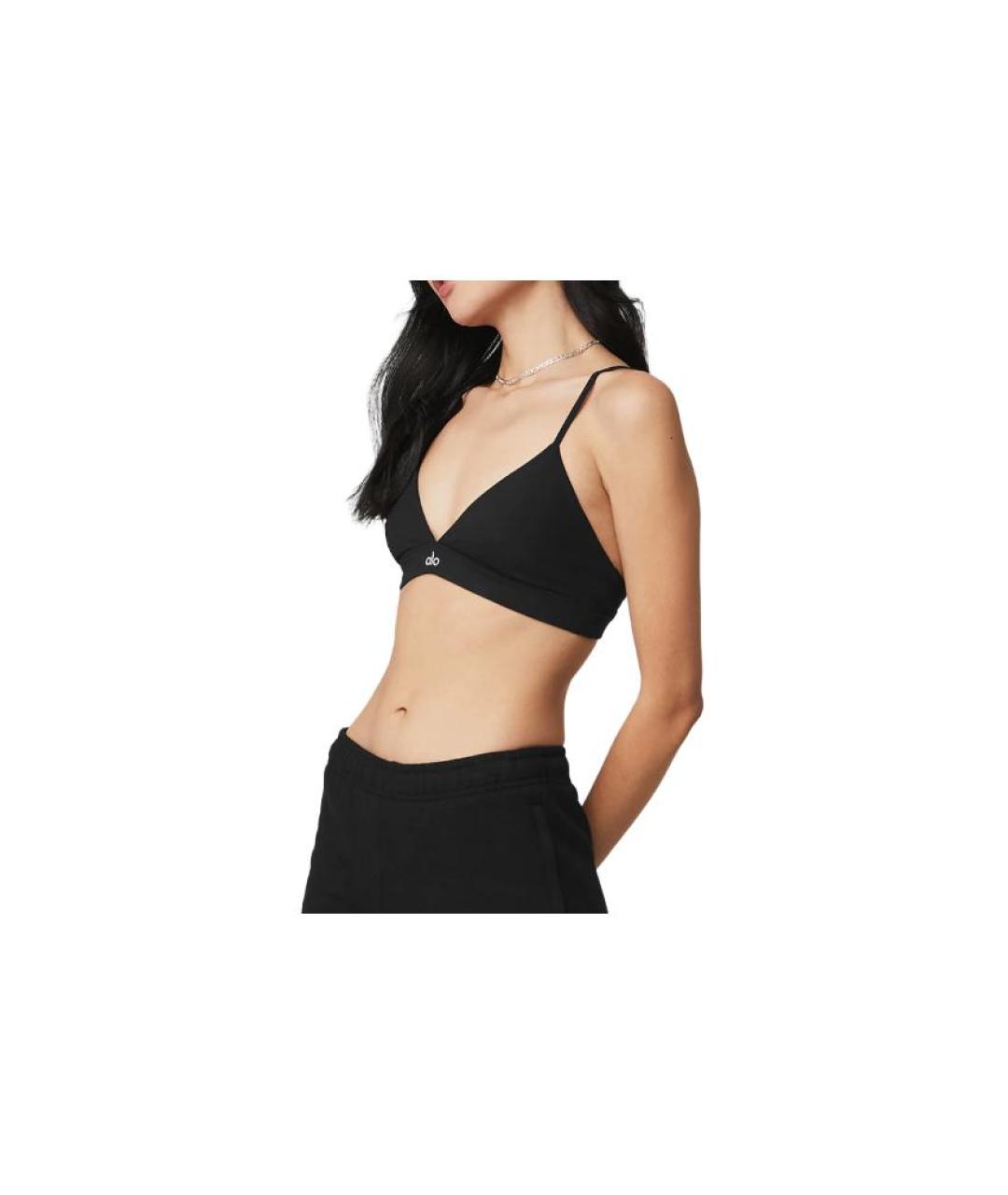 ALO YOGA Черная майка, фото 3