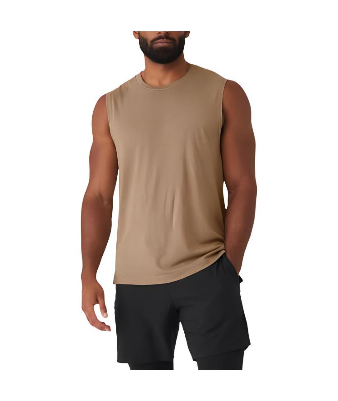 ALO YOGA Серая майка, фото 3