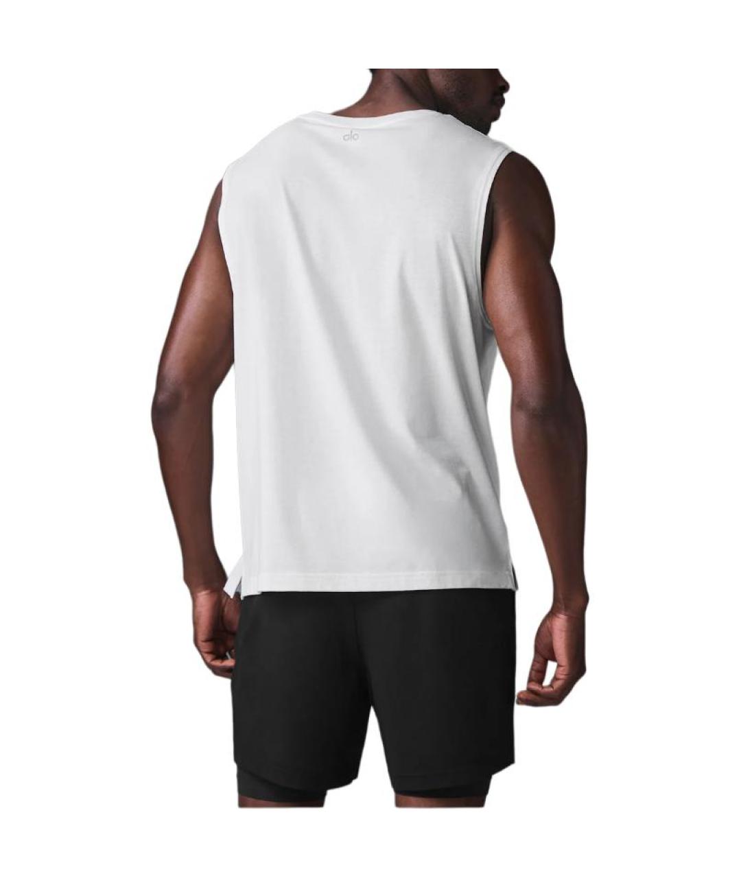 ALO YOGA Белая майка, фото 2