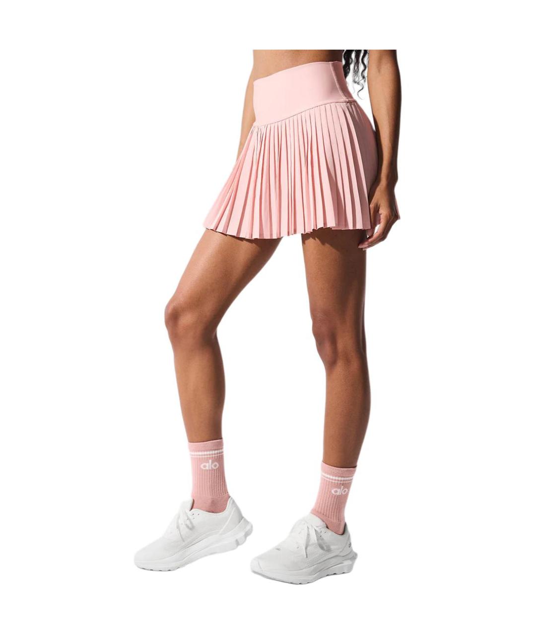 ALO YOGA Розовая юбка-шорты, фото 3