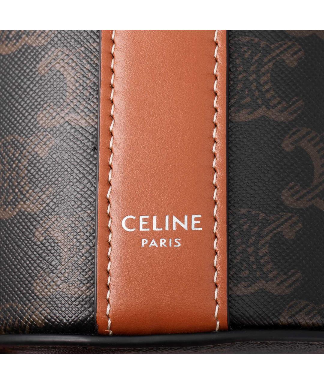CELINE Коричневая сумка на плечо, фото 5