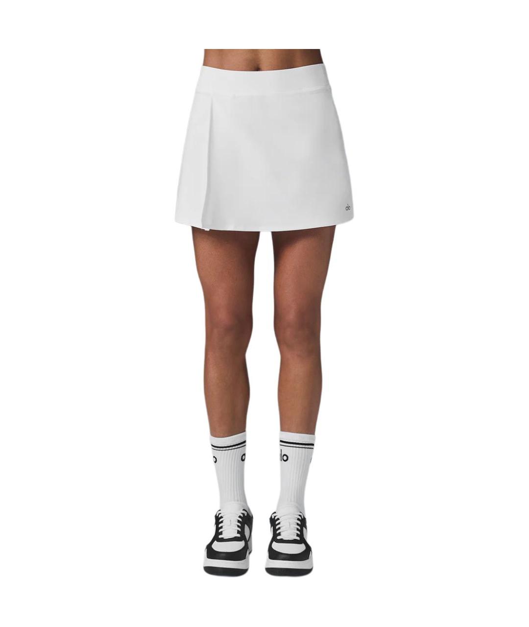 ALO YOGA Белая юбка-шорты, фото 3