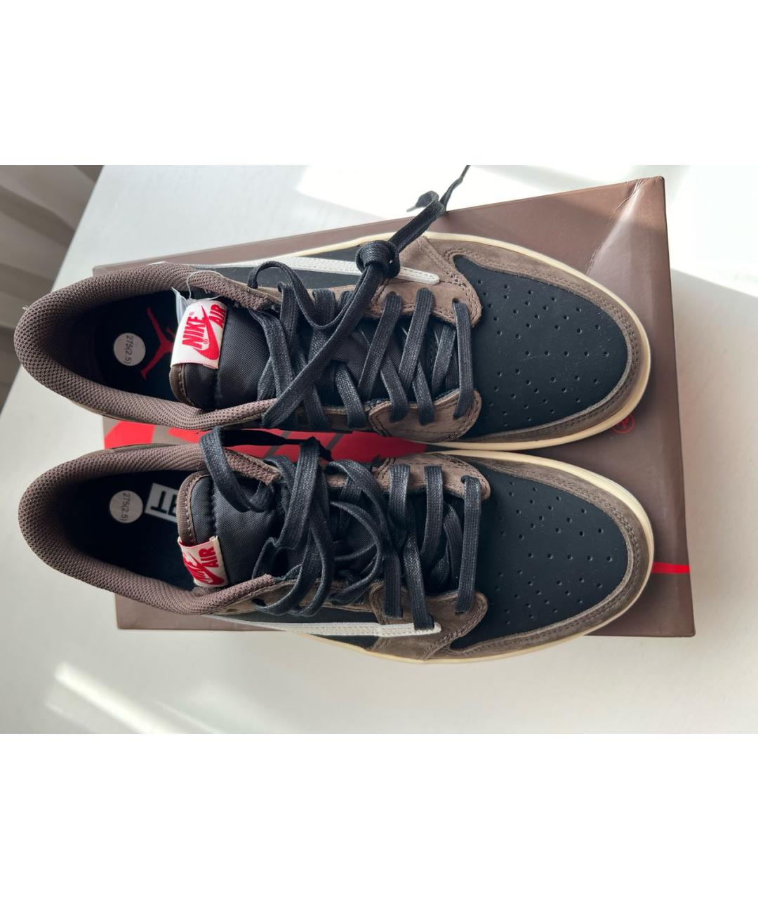 CACTUS JACK BY TRAVIS SCOTT Коричневые низкие кроссовки / кеды, фото 4